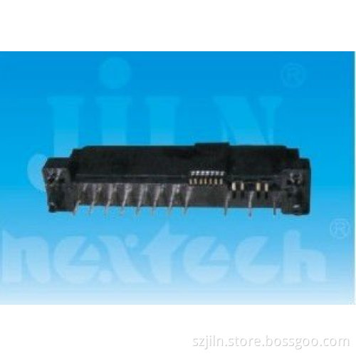 SATA 7+7+15P Female DIP VS SMT Connector